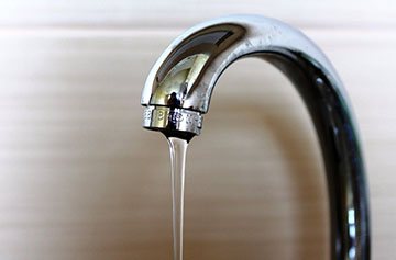 Petite pression d'eau
