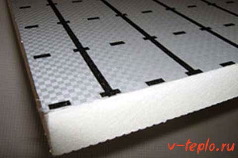 tapis pour planchers d'eau chaude plats