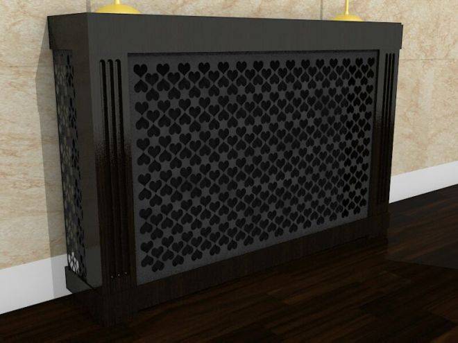 Grilles métalliques pour radiateurs chauffants