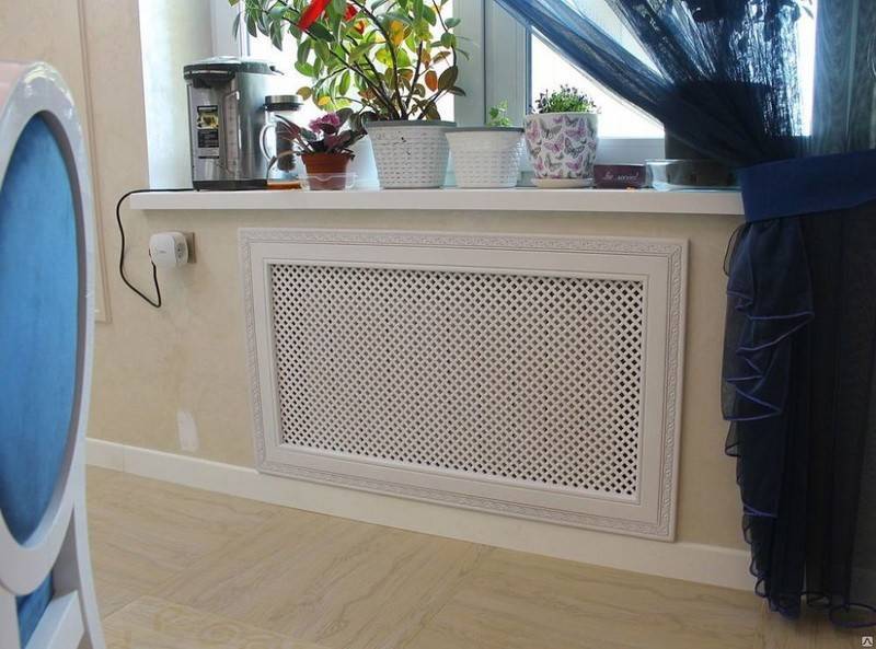 Grilles métalliques pour radiateurs chauffants