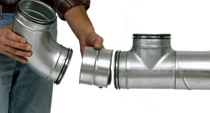 Les tuyaux de ventilation en métal sont faciles à installer