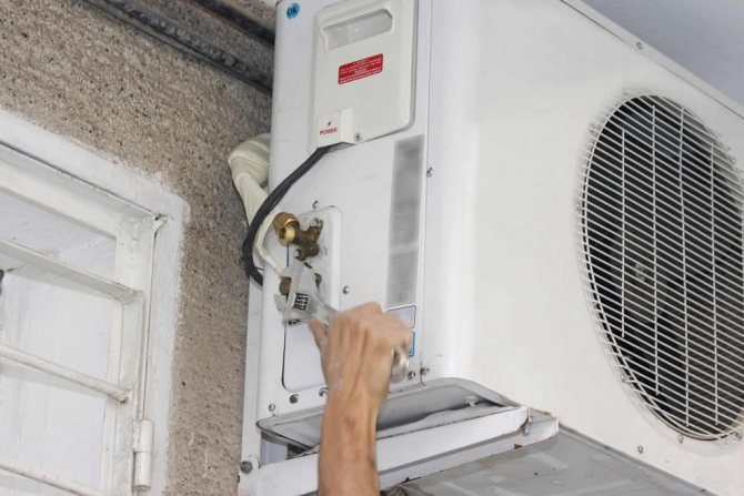 Installation de climatiseur