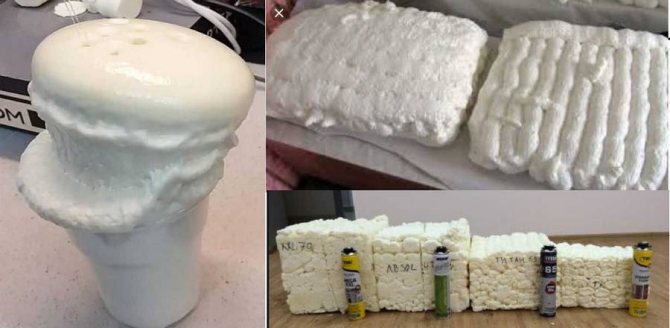 Mousse de polyuréthane: types, qu'il vaut mieux choisir