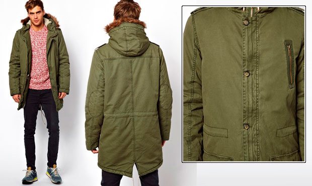 Parka veste homme