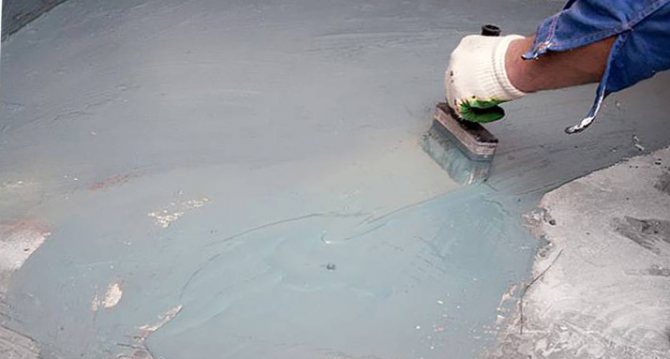 application de verre liquide