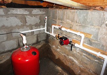 pompe et vase d'expansion