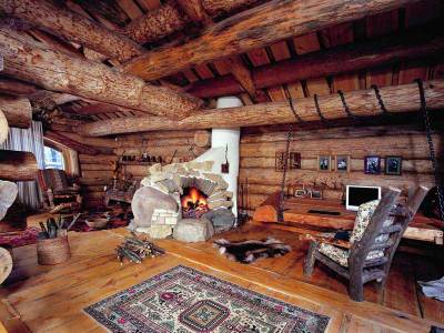 chauffage du chalet, chauffage au poêle