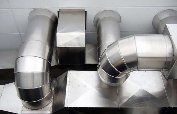 Conduits d'air galvanisés
