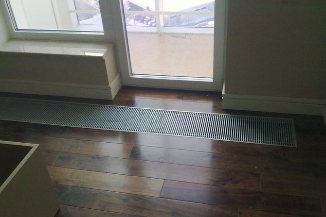 Chauffage du balcon au gaz