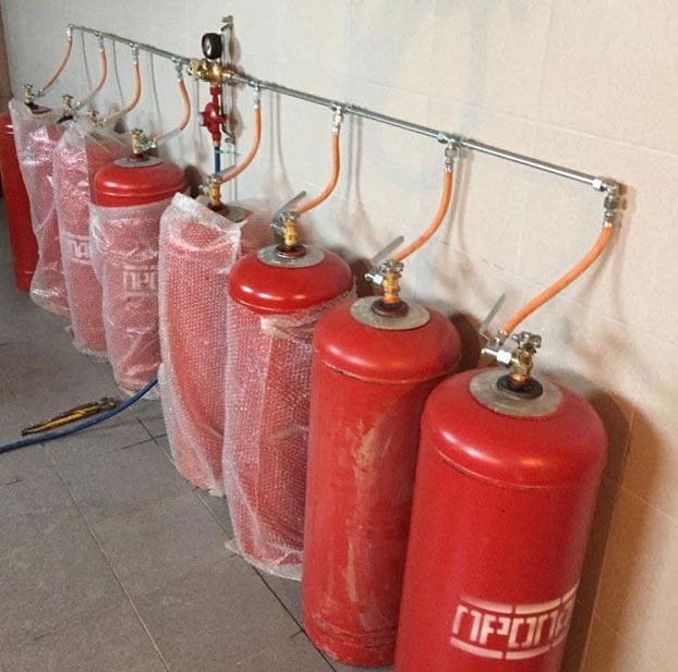 chauffage au gaz à partir de bouteilles