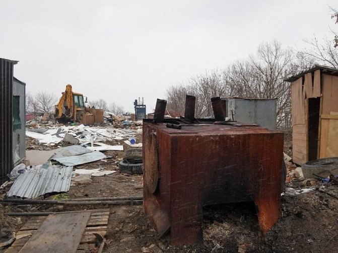 Incinérateur de déchets de tôle d'acier