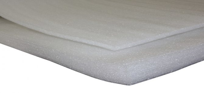 Mousse de polyéthylène