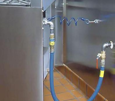 transfert de la conduite de gaz dans le prix de la cuisine