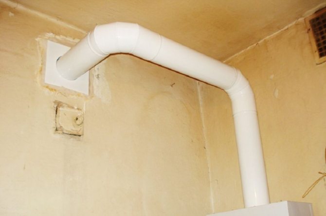 Cheminée en plastique