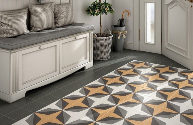 Le carreau peut être n'importe lequel, nous prenons les produits à votre goût et à l'intérieur de la pièce