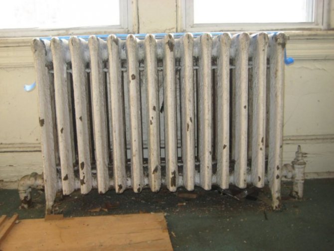Préparation du radiateur pour la peinture