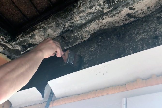 Travaux préparatoires à l'imperméabilisation du balcon