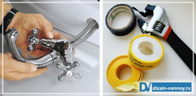 connecter un mélangeur dans la salle de bain