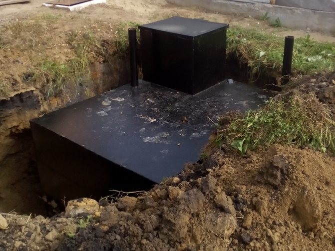 La cave à caissons a une petite taille, mais un degré élevé de protection contre l'eau
