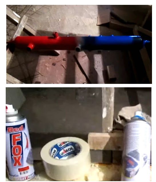 peinture de flèches d'eau