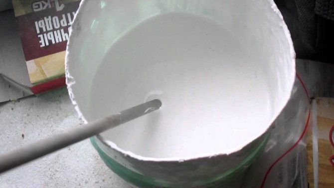 Peinture en polystyrène