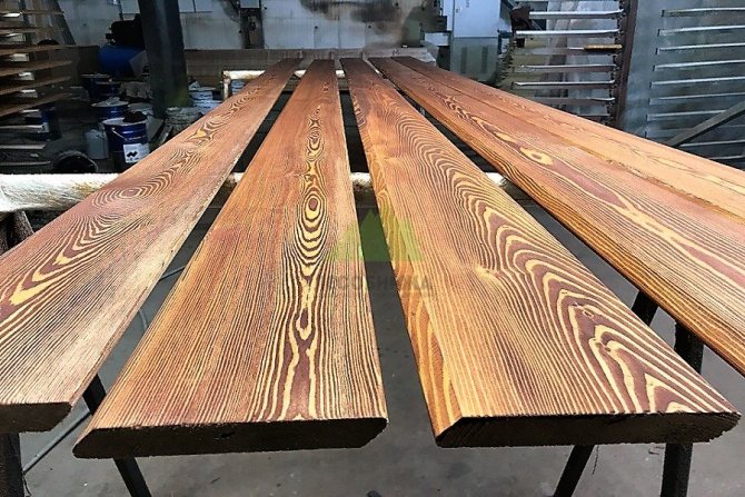 Peinture Planken avant l'installation