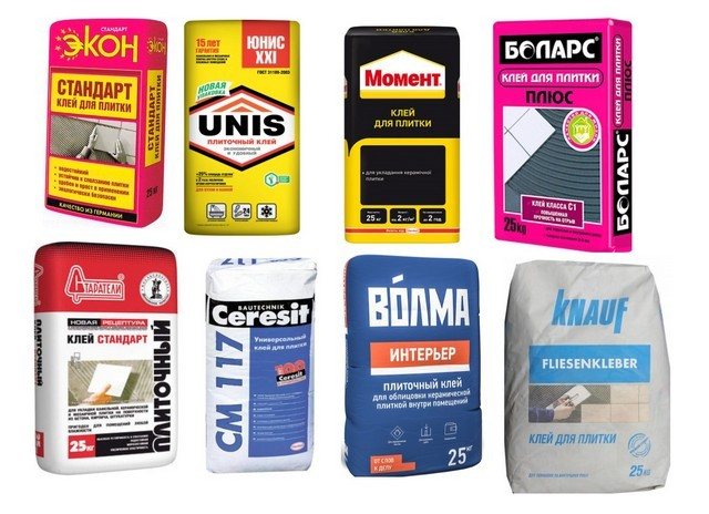 Marques populaires d'adhésifs pour carrelage
