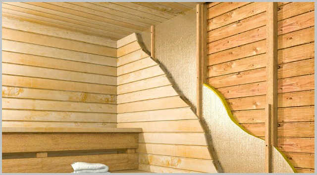 Coupe couche par couche de l'isolation du hammam