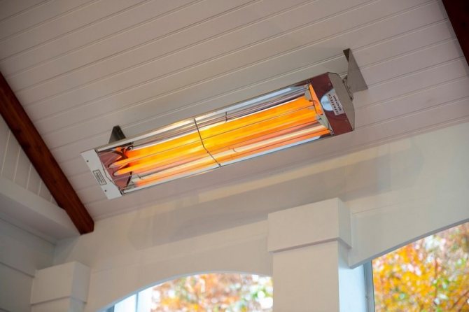 Les modèles de plafond n'encombrent pas l'espace et vous permettent de couvrir la surface maximale pour le chauffage