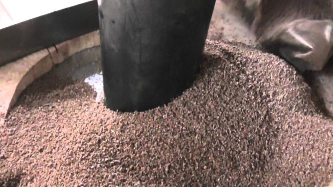 Application de vermiculite