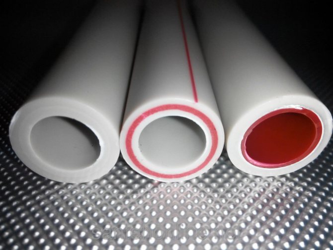 tuyaux de propylène pour les caractéristiques de chauffage