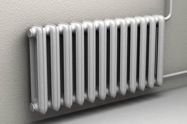 Batteries simples en fonte avec tuyaux en acier