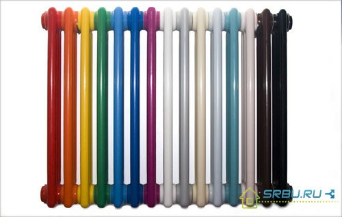 Coloration des radiateurs tubulaires