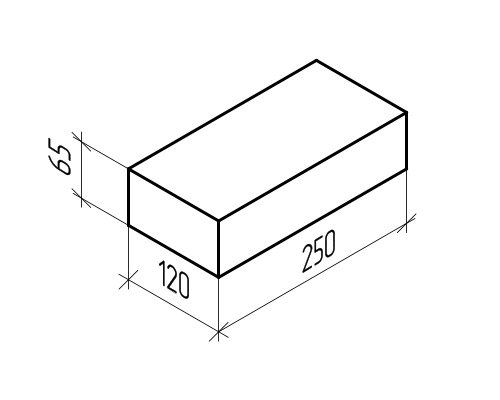 Dimensions de la brique rouge standard