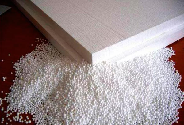 mousse détruite pour l'isolation