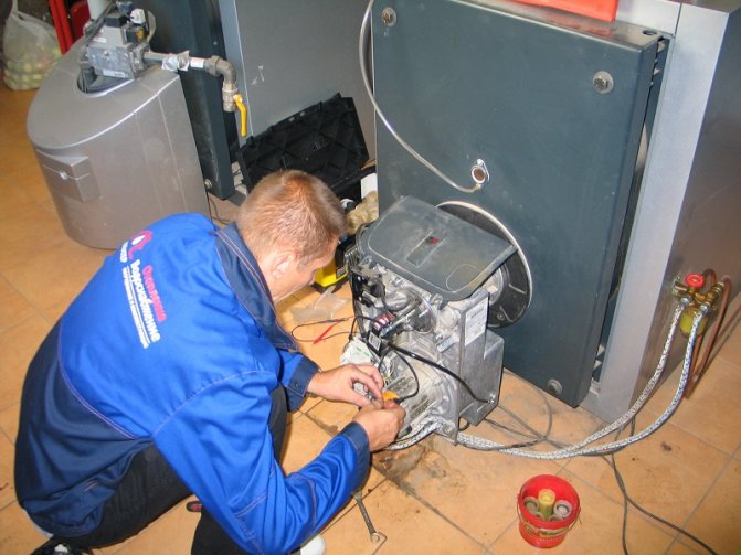 Réparation de chaudière à gaz bricolage