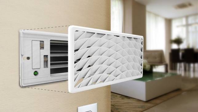 Micro grille de ventilation dans la maison