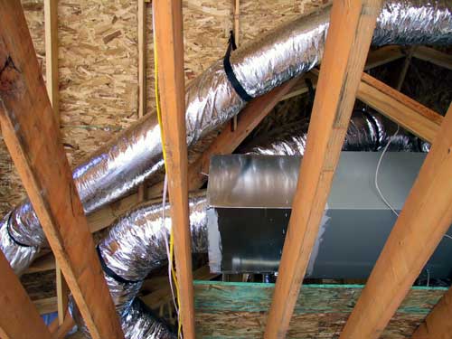 Réseau de puits de ventilation