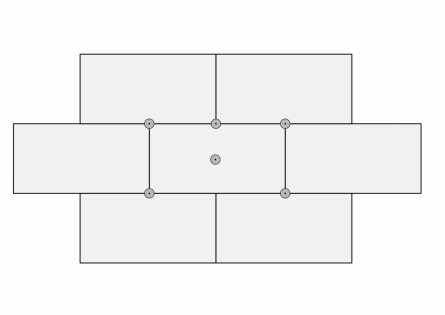 Schéma de fixation en polystyrène