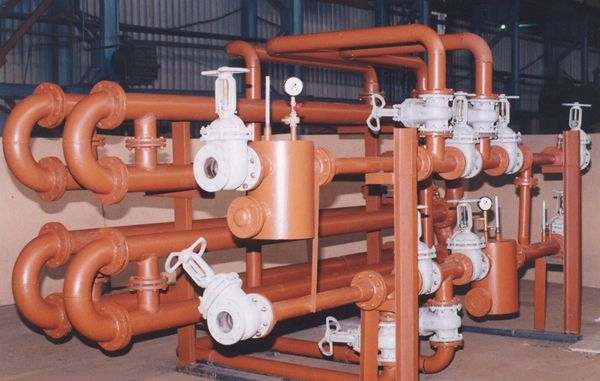 schéma de chauffage d'un immeuble de plusieurs étages
