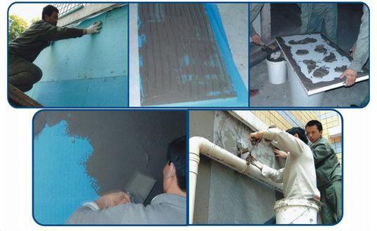 Mastic mousse de polystyrène pour la peinture extérieure