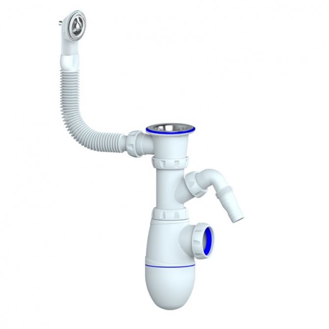 siphon avec trop-plein