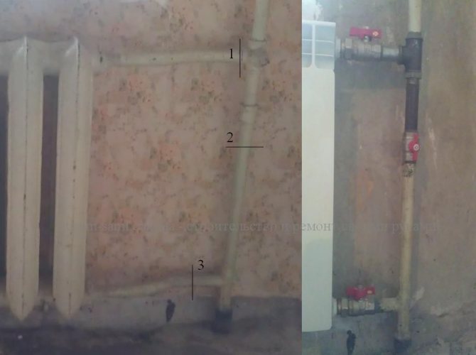 Système de chauffage dans les régimes de Khrouchtchev, appareil de chauffage pour un bâtiment de cinq étages