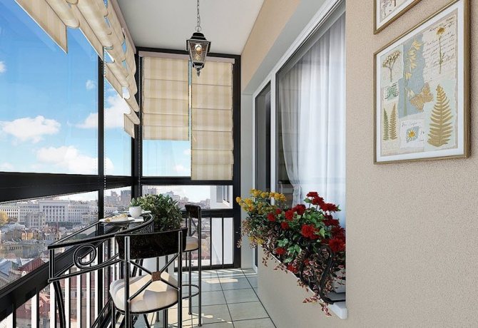 Idées modernes pour la conception et l'agencement du balcon et de la loggia
