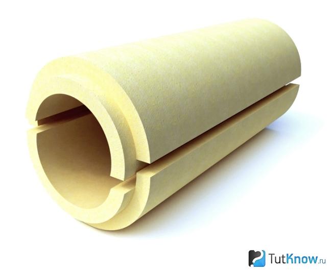 Coque isolante pour tuyaux