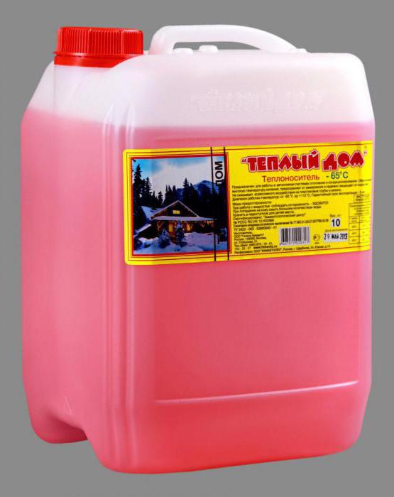 liquide chaud de la maison