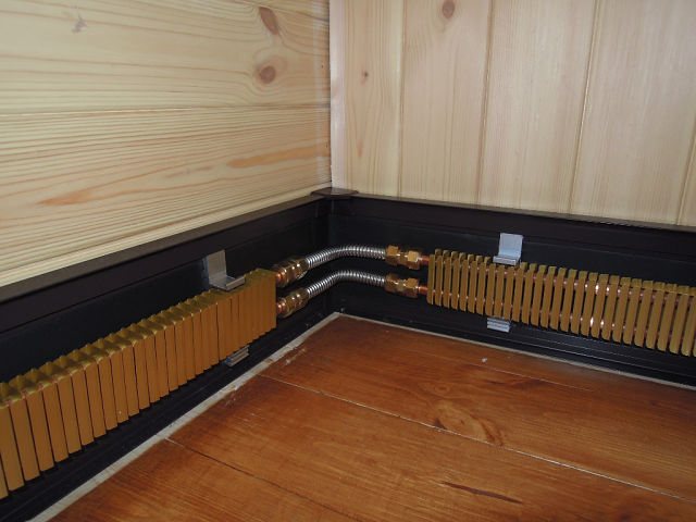installation de plinthes chaudes