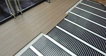 Plancher chaud en fibre de carbone