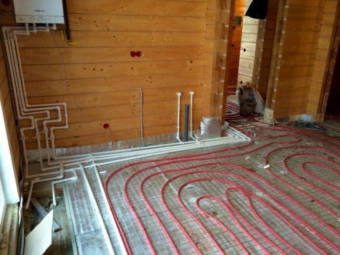 Plancher chaud dans la baignoire: types et caractéristiques. Comment faire des planchers chauffants dans un bain? photo - teplyj pol 2 800x600