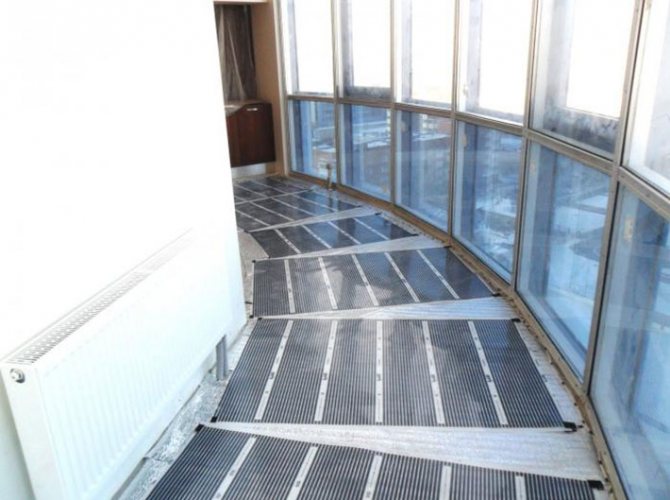 Film thermique sur la loggia